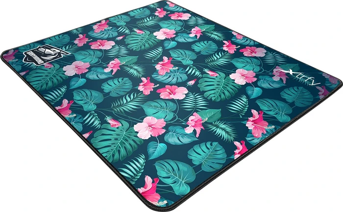 Cherry Xtrfy GP1 Grayhound Tropical Edition Mauspad grün/rosa, groß