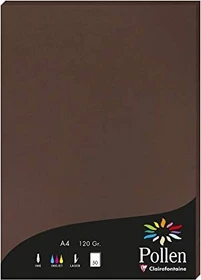 Clairefontaine Pollen Universalpapier cacao, A4, 120g/m², 50 Blatt