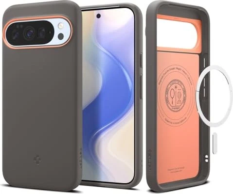 Spigen Nano Pop (MagFit) für Google Pixel 10/10 Pro Papaya Gray