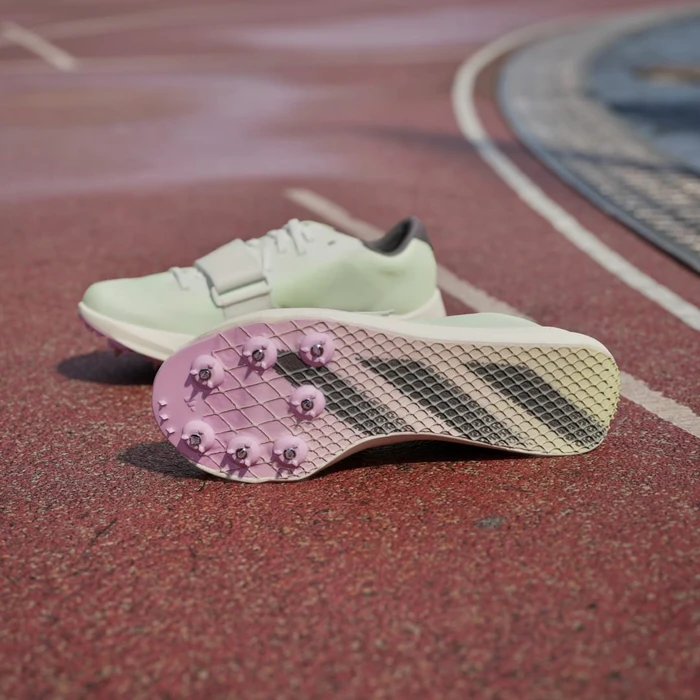 adidas Adizero TJ/PV cloud white/core black/green spark