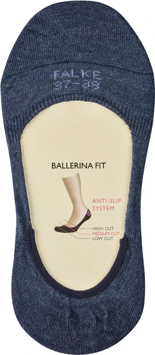 Falke Step Medium Cut Socken navy mel. (Damen)