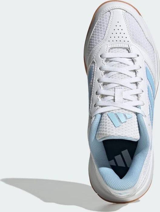 adidas Ligra 8 Indoor Handball cloud white/clear sky/gold metallic (Damen)
