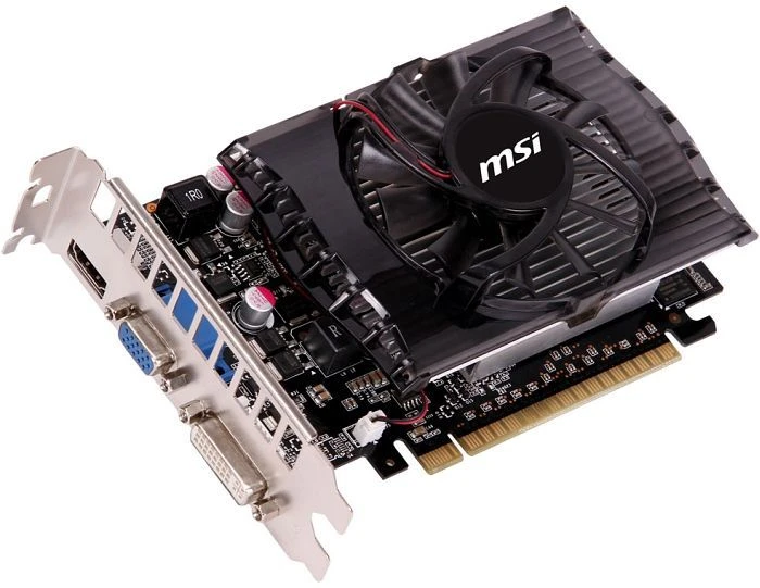 MSI GeForce GT 630, N630GT-MD4GD3, 4GB DDR3, VGA, DVI, HDMI