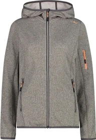 CMP Knit Tech Fleece Mesh Hoody Jacke sabbia/vaniglia (Damen)
