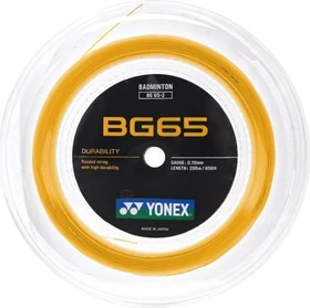 Yonex BG65 Badmintonsaite orange 200m
