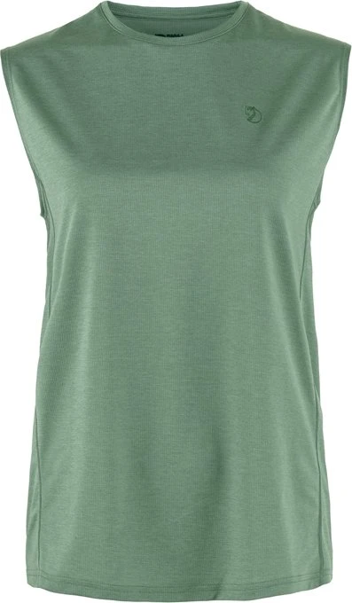 Fjällräven Abisko Day Hike Tank Top Funktionsshirt ärmellos patina green (Damen)