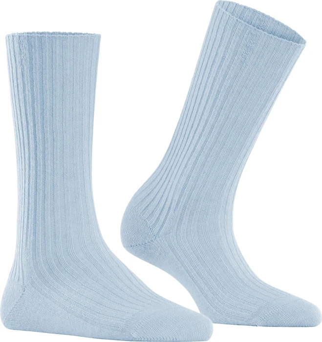 Falke Cosy Wool Boot Socken light blue (Damen)