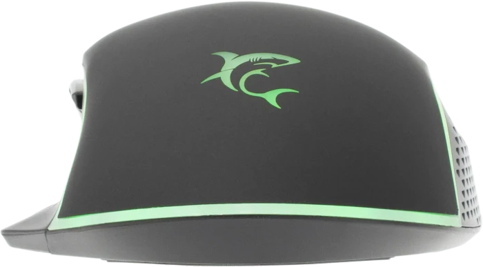 White Shark Gareth Black Gaming Mouse, schwarz, USB