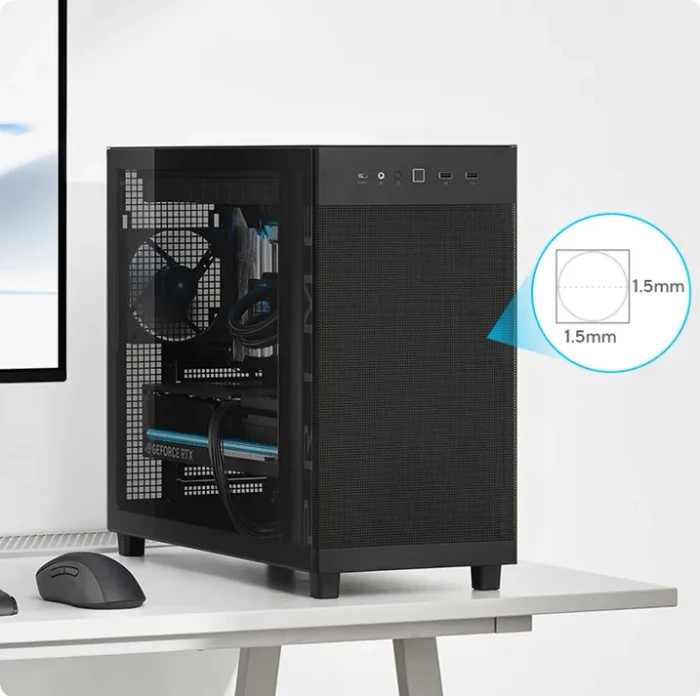 ASUS Prime AP303 TG, weiß, Glasfenster