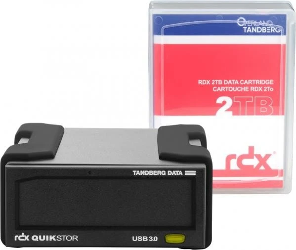 Overland Tandberg RDX QuikStor Drive 2TB Kit, extern, USB 3.0