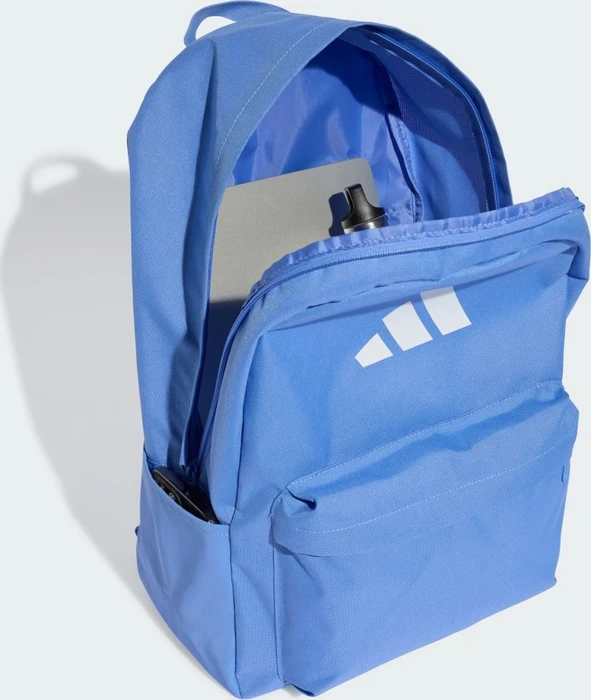 adidas Classic 3-Streifen Logo Rucksack blue fusion/white