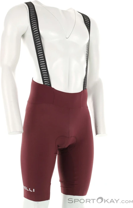 Castelli Espresso 2 Bibshort Fahrradhose kurz deep bordeaux (Herren)
