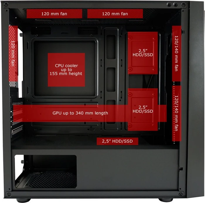 LC-Power 2016MB, schwarz