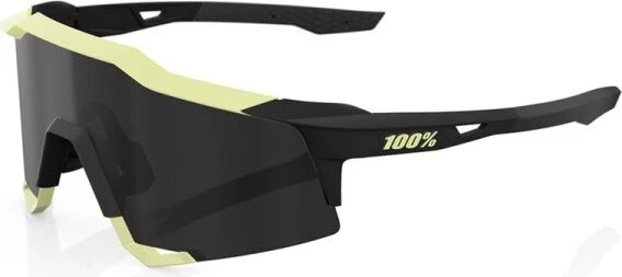 100% Speedcraft soft tact glow/black mirror lens