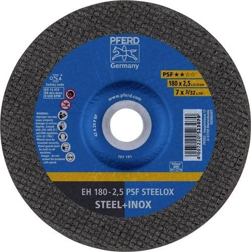 Pferd EH 180-2.5 PSF STEELOX Trennscheibe, 180x2.5x22.23mm, 25 Stück