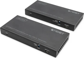 Digitus HDMI KVM Extender Set Extender HDBaseT 1.0, 4K, 60Hz, Cat6a/7/8, USB 2.0, 120m