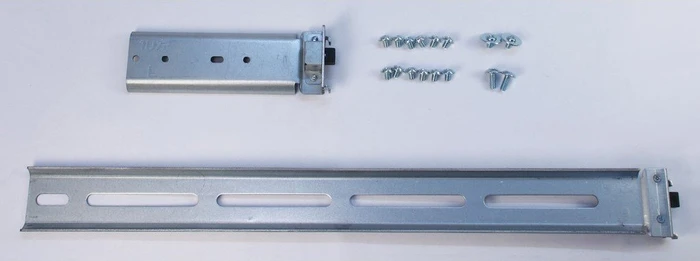 Inter-Tech Teleskopschienen, für 50-80cm Einbautiefen, 455mm, 2HE