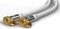 goobay Antennenkabel, 2x F-Stecker 90° gewinkelt, 135dB, 4x geschirmt, 1m Vorschaubild