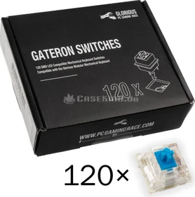 Glorious Gateron Blue Switch, 120er-Pack