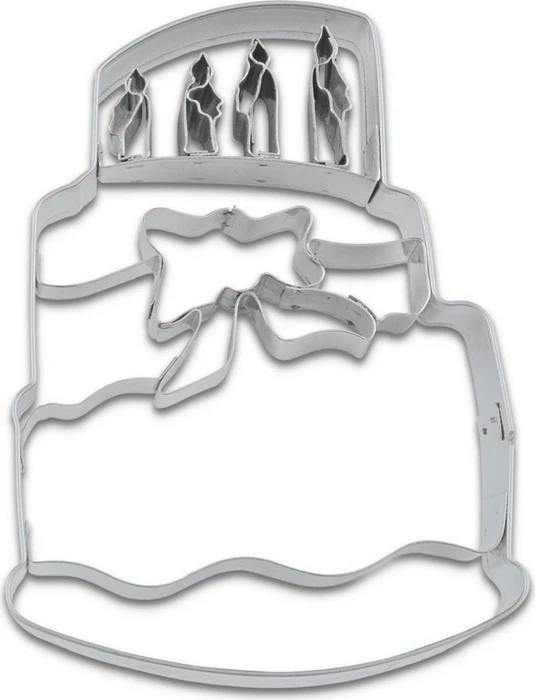 Städter Präge-Ausstecher Geburtstagstorte 8.5cm