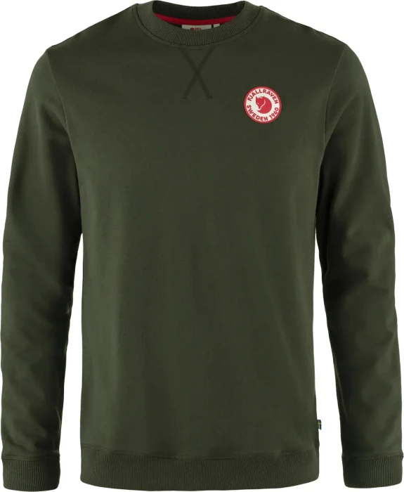 Fjällräven 1960 Logo Badge Sweatshirt deep forest (Herren)