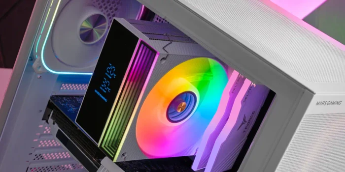 Mars Gaming MCPU-LCD, weiß