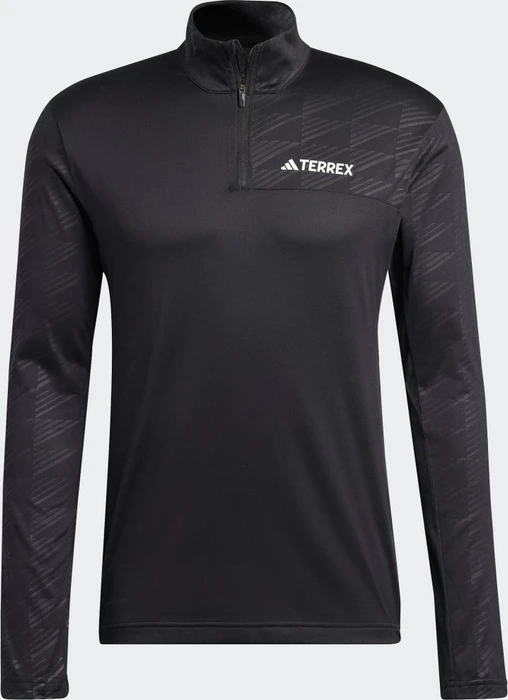 adidas Terrex Multi Half-Zip Funktionsshirt langarm schwarz (Herren)
