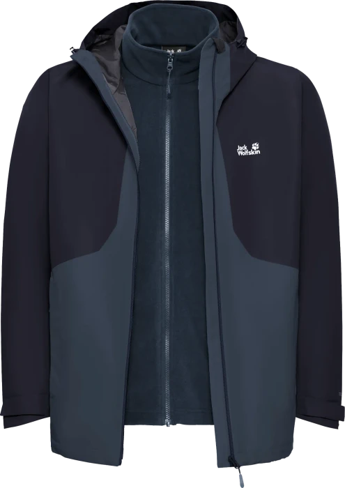 Jack Wolfskin Stonetrail 3in1 Funktionsjacke midnight sky (Herren)
