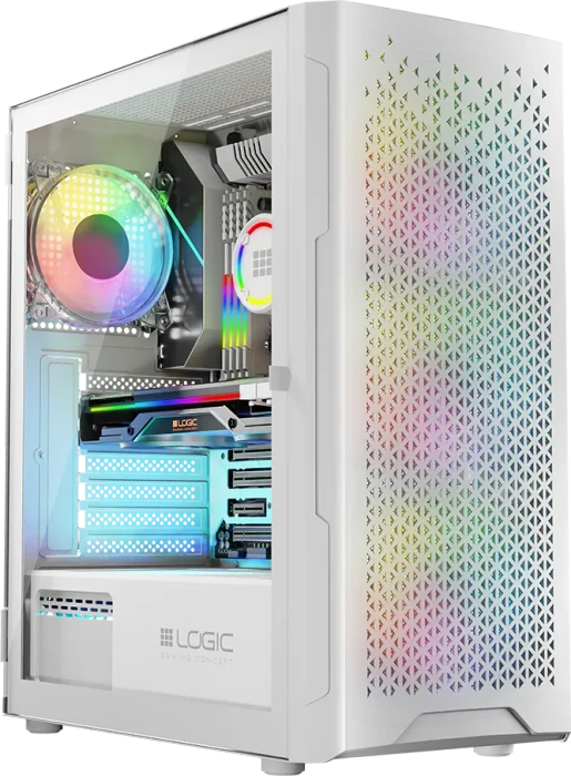 Logic Concept Aramis ARGB Midi White, Glasfenster