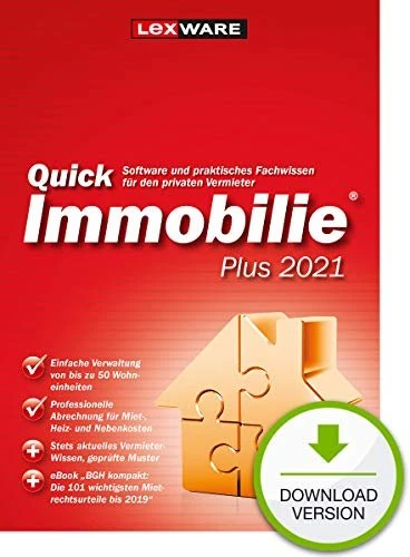 Lexware QuickImmobilie Plus 2021, ESD (deutsch) (PC)