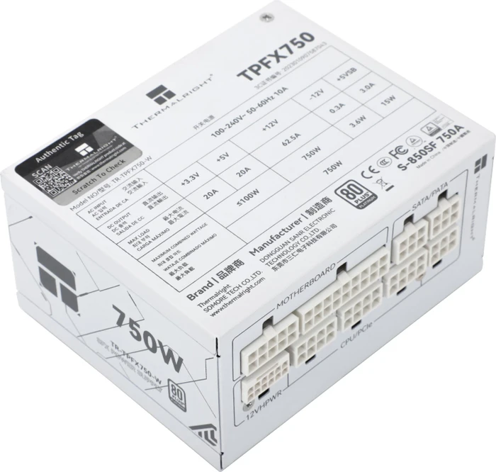 Thermalright TPFX-750 weiß 750W, ATX 3.0
