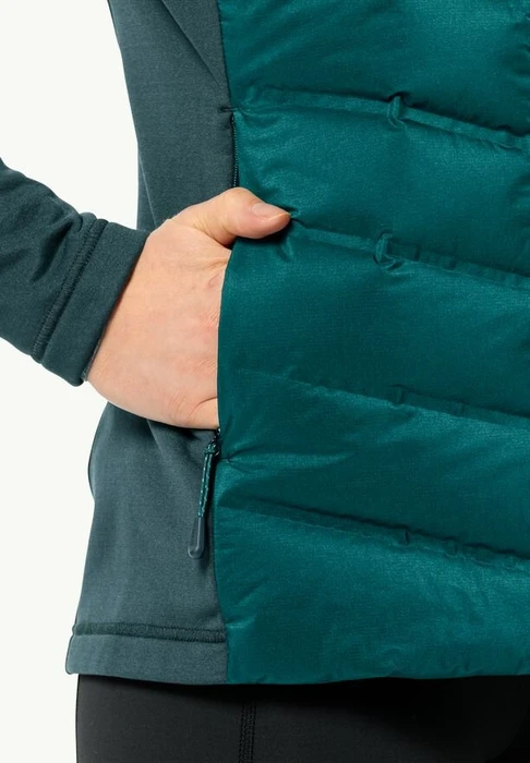 Jack Wolfskin Tasman Down Hybrid Funktionsjacke sea green (Damen)