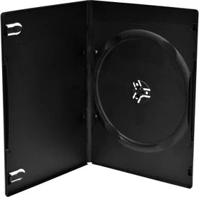 MediaRange DVD-Hülle für 1 Disc, maschinenfähig, schwarz, 50 Stück