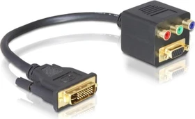 DeLOCK DVI zu VGA Adapter mit 3x Cinch (65061)