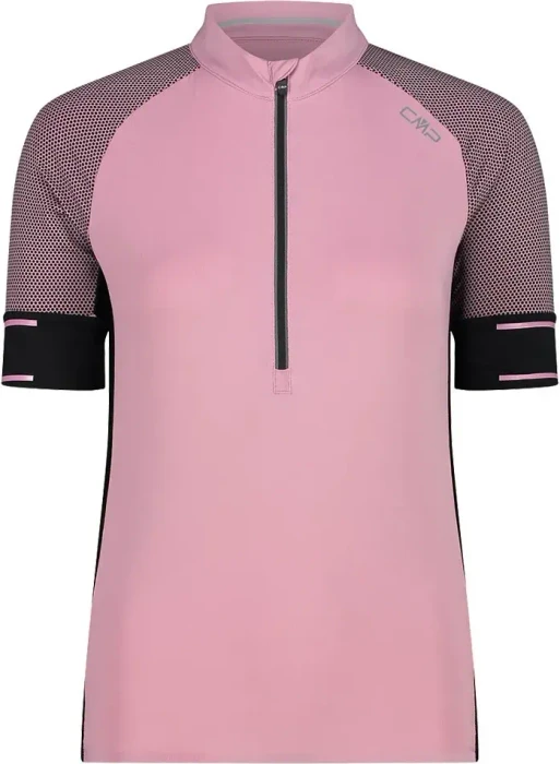 CMP Rad Half Zip Trikot kurzarm fard (Damen)