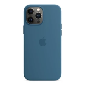 Apple Silikon Case mit MagSafe für iPhone 13 Pro Max eisblau