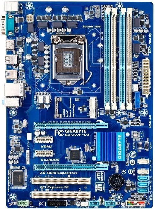 GIGABYTE GA-Z77P-D3 (Intel 1155)