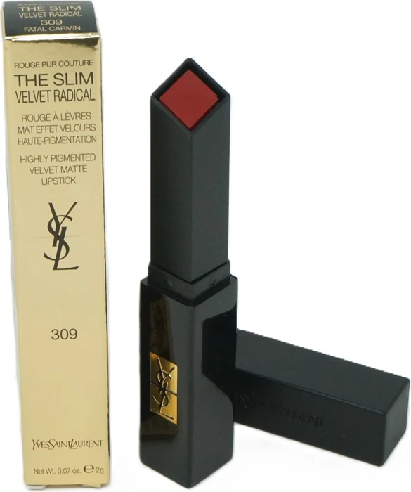 Yves Saint Laurent Rouge Pur Couture The Slim Velvet Radical Lippenstift 309 red enigma, 2.2g