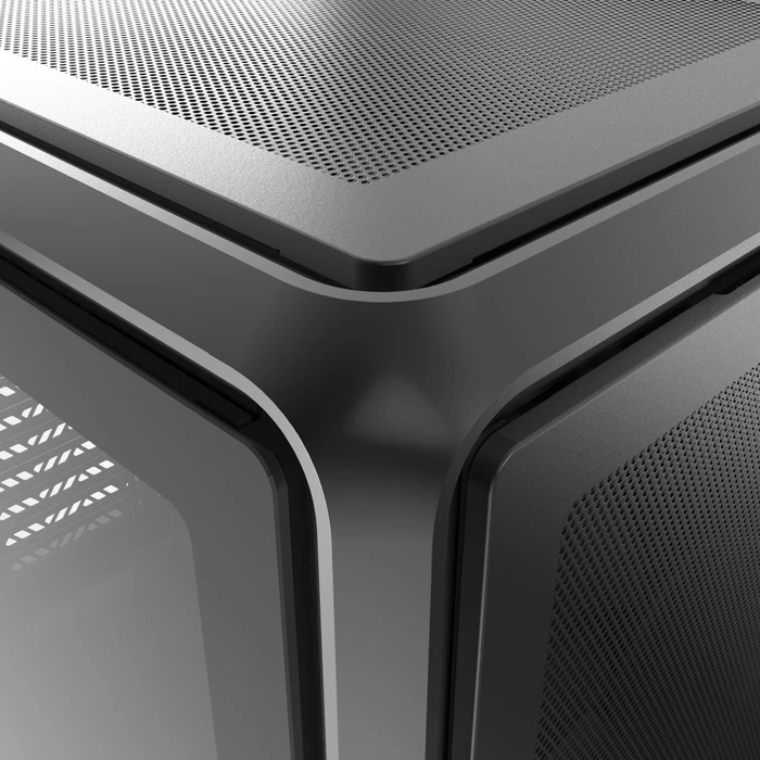 Cooler Master MasterFrame 500 Mesh, schwarz, Glasfenster