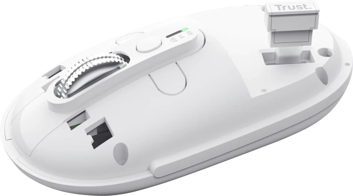 Trust Seron Hyperscroll Slim Wireless Mouse, weiß, USB/Bluetooth