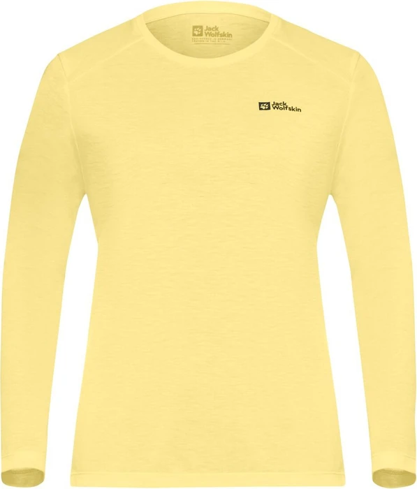 Jack Wolfskin Vonnan Funktionsshirt langarm lemon ice (Damen)