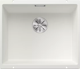 Blanco Subline 500-U Granit Unterbau Becken mittig weiß