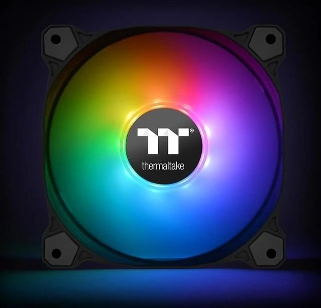 Thermaltake Pure Plus 12 LED RGB Radiator TT Premium Edition, LED-Steuerung, 120mm, 3er-Pack