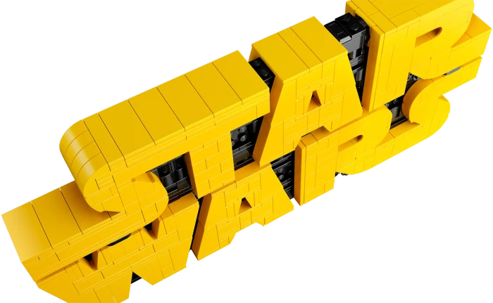 LEGO Star Wars - Star Wars Logo aus LEGO Steinen