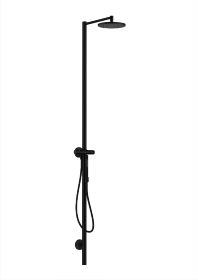Hansgrohe Axor Starck Nature Duschsäule mit Kopfbrause 240 1jet mattschwarz