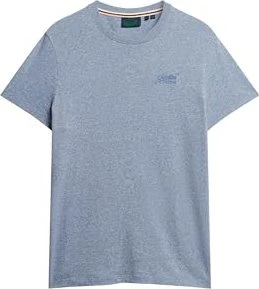 Superdry Organic Cotton Essential Logo T-Shirt kurzarm bay blue (Herren)