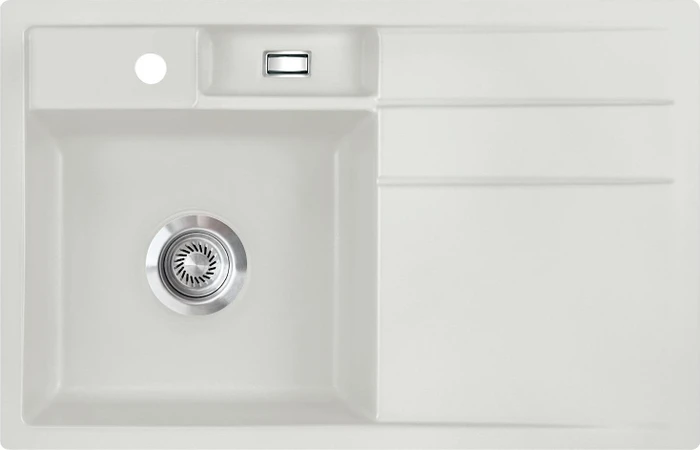systemceram Bela 78 F Einbau Becken links alu