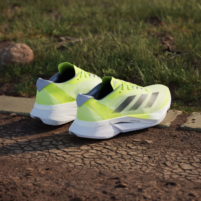 adidas Adizero Boston 12 lucid lemon/core black/silver metallic (Herren)