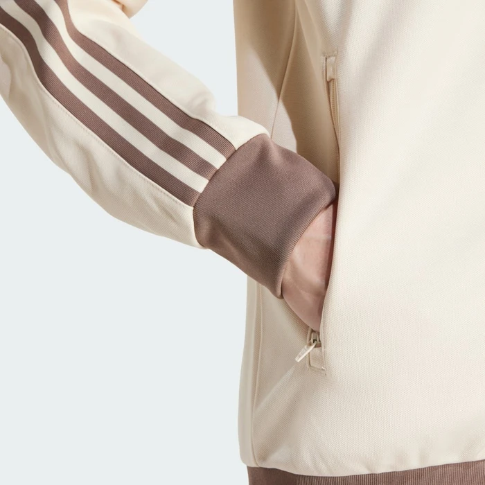 adidas Adicolor Classics Beckenbauer Originals Trainingsjacke wonder white/trace brown (Herren)
