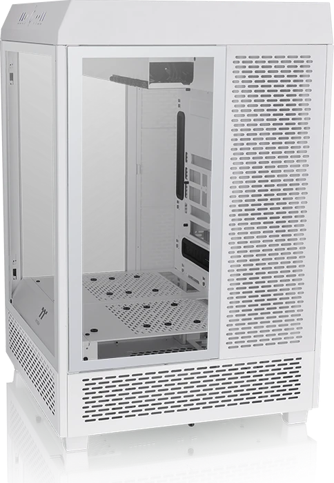 Thermaltake The Tower 500 Snow Edition, weiß, Glasfenster